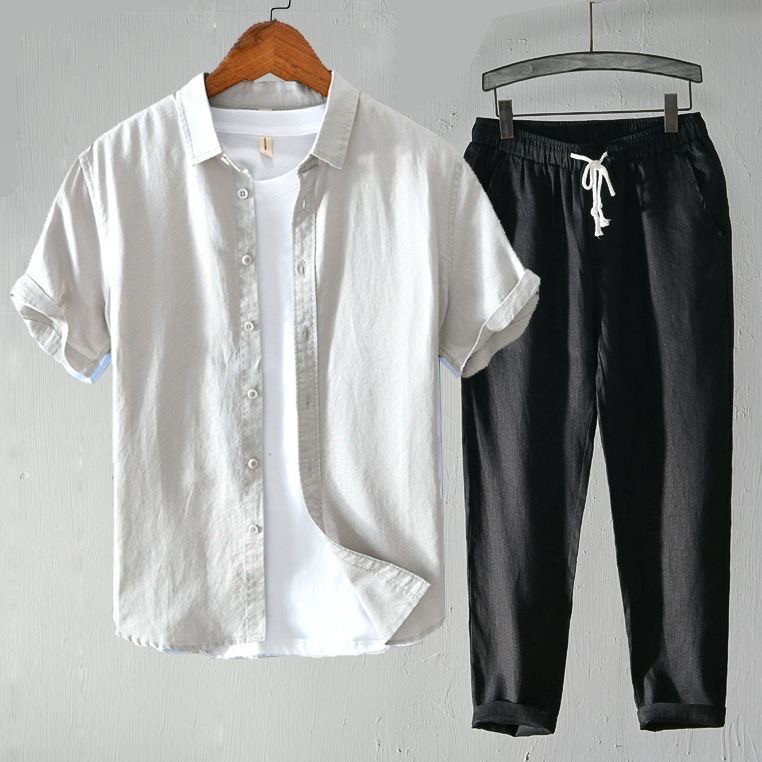 Linen Shirt Breathable - Really Super Low! Such a Deal!