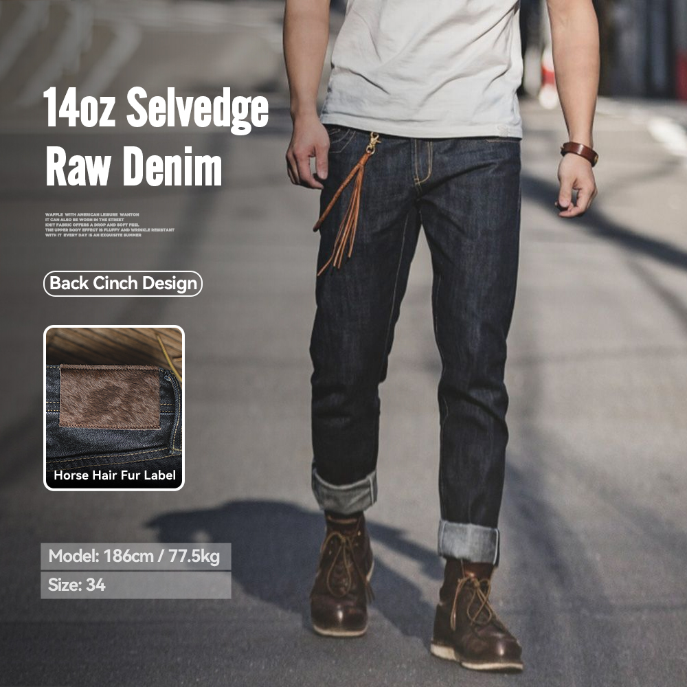 Levis Jeans 501 - Maden Vintage Raw Denim Jeans for