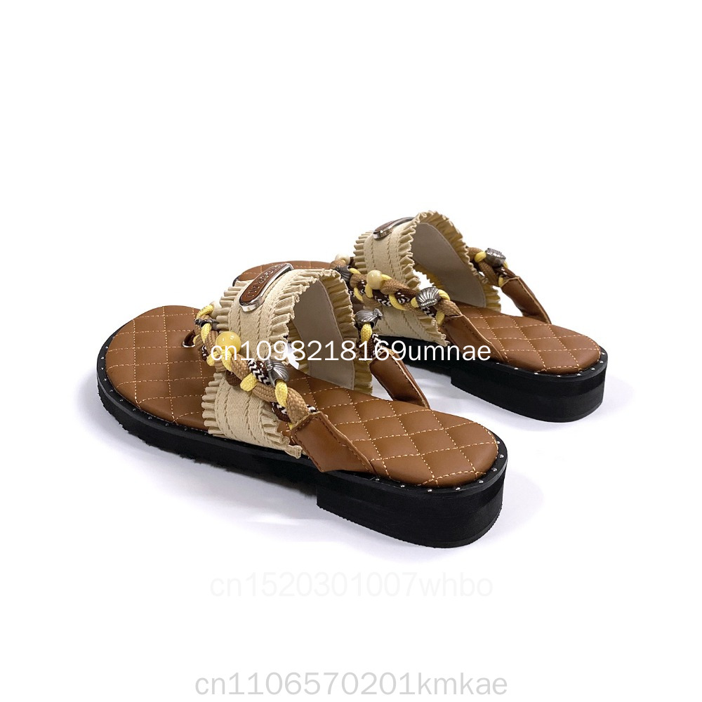 New Retro Woven Women's Slippe - Flip Flop Leather Men review and price