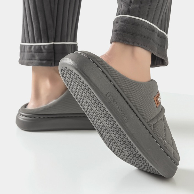 Winter Warm Slipper Women Men  - Flip Flop Leather Men review and price