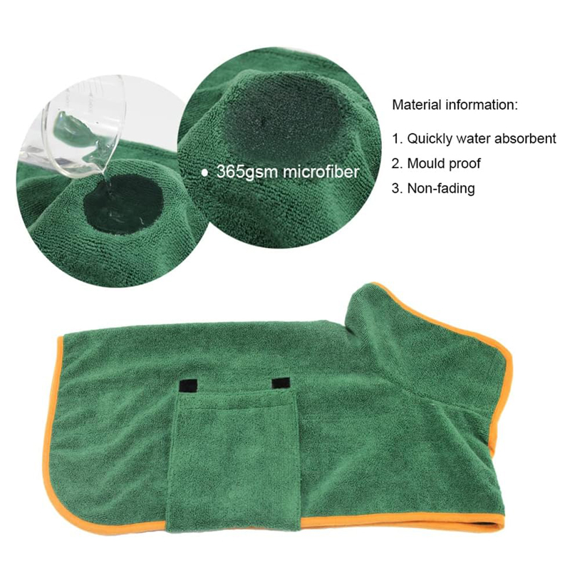 Dog Bathrobe Towel Pet Drying  - Beach Towel Large review and price