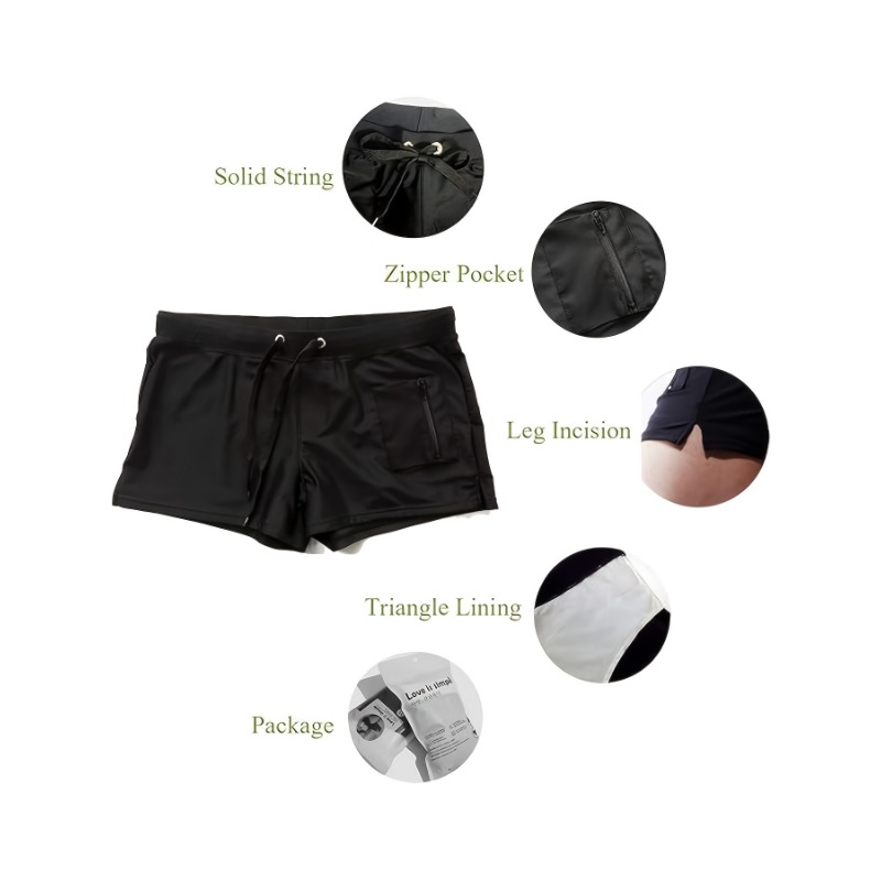 Stretchy Nylon & Elastane Men' - Swim Trunk Quick Dry review and price